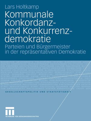 cover image of Kommunale Konkordanz- und Konkurrenzdemokratie